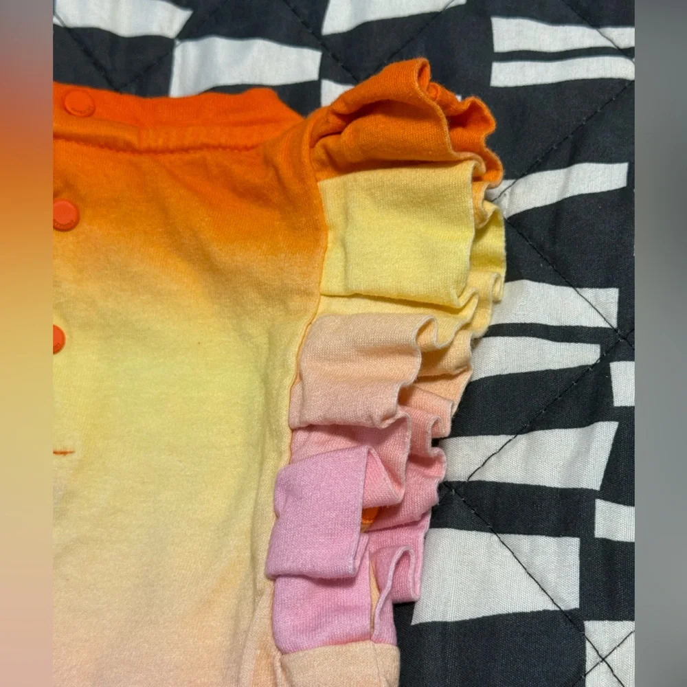 GIVENCHY Ruffled Ombré Cotton Shirt Size 6M - Picture 13 of 15